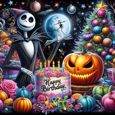 Nightmare Before Christmas Images, Christmas Happy Birthday, Birthday Gifs, Christmas Happy, Birthday Gif, Christmas Images, Jack Skellington, Nightmare Before, Nightmare Before Christmas