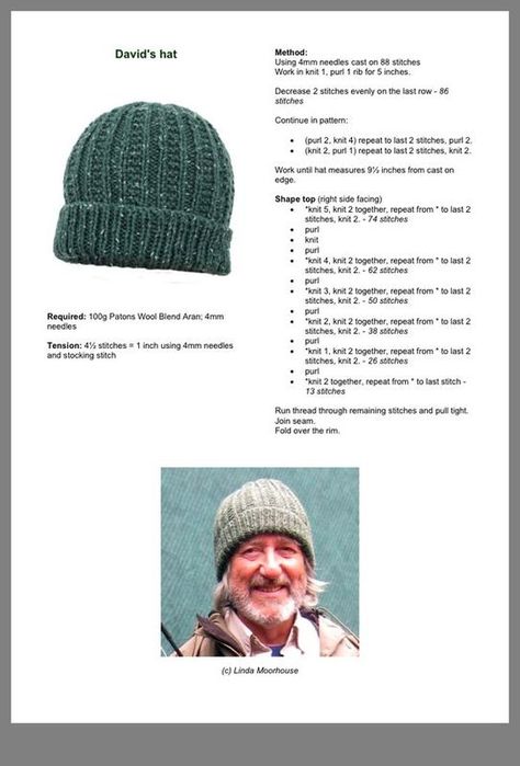 Mens Hat Knitting Pattern, Knitting Projects Sweaters, Mittens Knitting, Beanie Knitting Patterns Free, Knit Beanie Pattern, Knitting Patterns Free Beginner, Knitting Patterns Free Sweater, Knitting Patterns Free Hats, Knitting Paterns