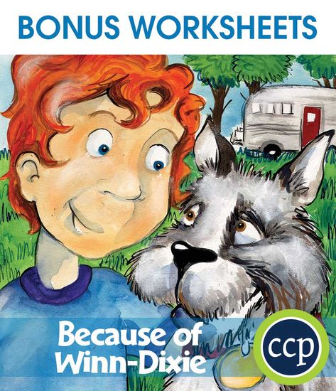 This FREE bonus resource includes extension activity worksheets from our Because of Winn-Dixie Gr. 3-4 Novel Study Guide title. Enjoy 6 BONUS worksheets from our Because of Winn-Dixie Gr. 3-4 Novel Study Guide. These worksheets can be used on their own, or paired with the individual resources as extension activities at the completion of the unit. And the best part is, it's FREE. Written to Bloom's Taxonomy, these worksheets are aligned to your State Standards. Each concept features practice wor Because Of Winn Dixie, Bloom's Taxonomy, Kate Dicamillo, Blooms Taxonomy, Character Actions, Winn Dixie, Adapted Books, 4th Grade Reading, Free Lesson Plans