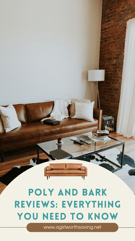 Do you want to change your house's style and are confused about where to get your furniture? Read this article for detailed Poly and Bark reviews. Poly And Bark, Poly & Bark, Leather Couch, Furniture Companies, Walnut Finish, Scandinavian Style, Leather Sofa, Seat Cushions, Need To Know