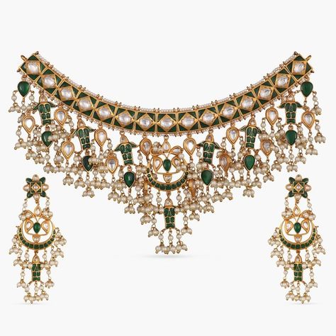 Tarinika Kranti Kundan Antique Gold-plated Indian Choker - Etsy Canada Kundan Jhumka Earrings, South Indian Temple, Indian Jewelry Set, Earring Indian, Temple Jewellery Earrings, Choker Necklace Online, Indian Choker, Indian Choker Necklace, Elegant Choker