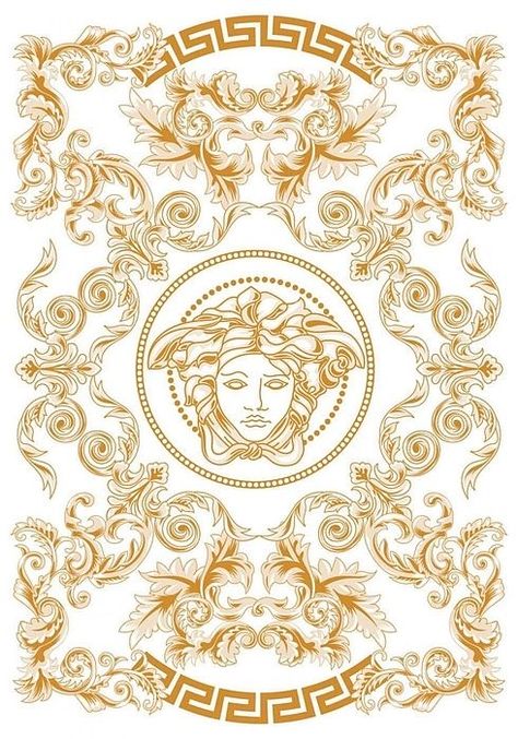 Versace Logo Wallpapers, Versace Background, Versace Aesthetic, Christus Tattoo, Bild Gold, Versace Pattern, Versace Wallpaper, Versace Design, Versace Perfume