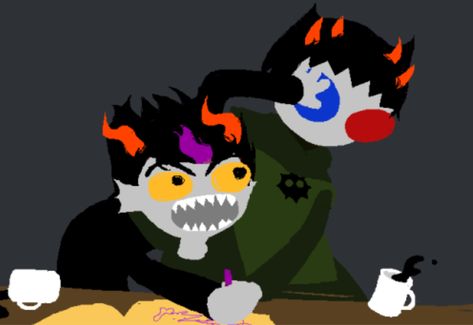 wienieee Sollux And Eridan, Homestuck, Minnie Mouse, Fan Art, Disney Characters, Disney, Fictional Characters, Art