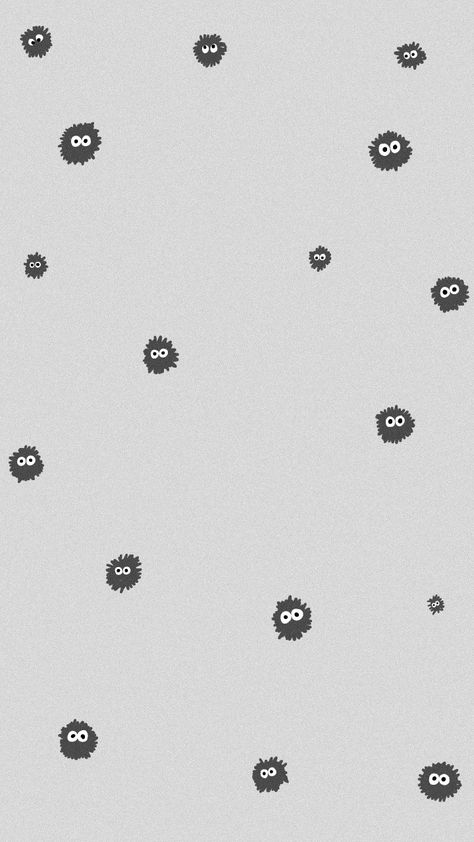 My Neighbor Totoro Homescreen, Black And White Ghibli Wallpaper, Totoro Aesthetic Wallpaper, Iphone Wallpaper Totoro, Studio Ghibli Wallpaper Totoro, Soot Sprite Wallpaper, Totoro Background, My Neighbor Totoro Wallpaper, Balls Wallpaper