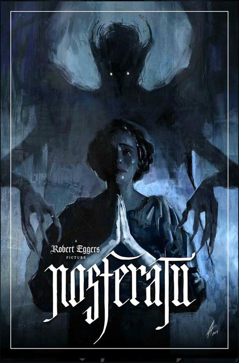 NOSFERATU (2024) poster design by Joel Herrera Supernatural Movies, Commercial Illustration, 2024 Poster, Vampire Movies, Film Poster Design, Retro Film, Horror Posters, Movie Covers, Horror Movie Posters