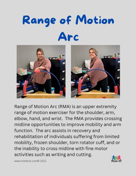 Torn Rotator Cuff, Geriatric Occupational Therapy, Occupational Therapist Assistant, Motion Activities, Occupational Therapy Assistant, Improve Mobility, Occupational Therapy Activities, Frozen Shoulder, Rotator Cuff