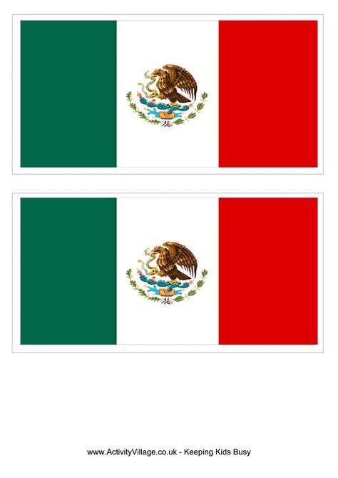 Mexico Flag - Download this free printable Mexico template A4 flag, A5 flag, 8 and 21 flags on one A4page. Easy to use in your own designs to make them country specific. Hispanic Flags, Mexican Celebrations, Flag Printable, Flag Template, Harley Quinn Drawing, Mexican Flag, Mexican Flags, Mexico Flag, Easy Coloring