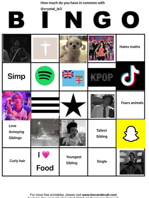 Tiktok Bingo Template, This Or That Tiktok, This Or That My Type Tiktok Trend, Tiktok Templates To Fill Out, Tiktok Bingo, Tiktok Template, Tiktok Templates, Oc Template, About Me Template