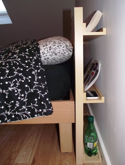 IKEA Hackers: A simple and tidy headboard Ikea Headboard, Diy Storage Bed, Diy Headboards, Ikea Hackers, Diy Headboard, Small Apartment Decorating, Headboard Designs, Creative Storage, Headboard Storage