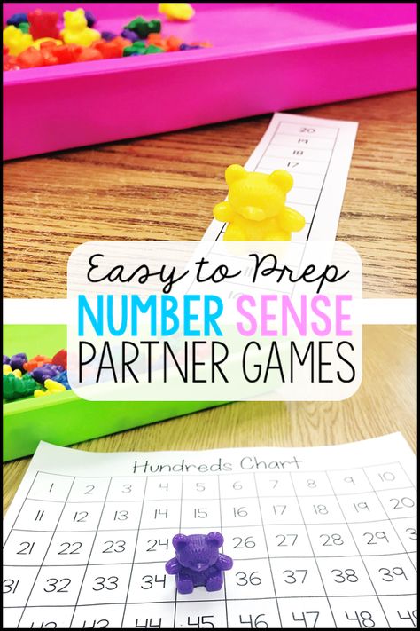 Math Games Kindergarten Number Sense, Counting On Math Games, Partner Math Games Kindergarten, Kindergarten Number Identification Activities, Ten Frame Games Kindergarten, Number Sense Games Kindergarten, Kindergarten Number Recognition Games, Easy Math Games For Kindergarten, Number Games For Kindergarten