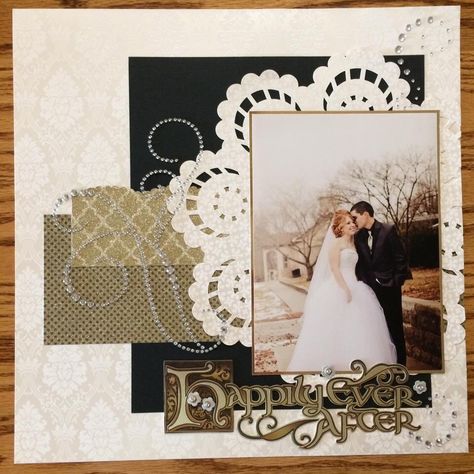 Deb Ball, Travis Wedding, Scrapbooks Ideas, Wedding Layouts, Wedding Album Scrapbooking, Wedding Layout, Wedding Scrapbook Pages, Scrapbook Wedding, Scrapbooking Layouts Travel