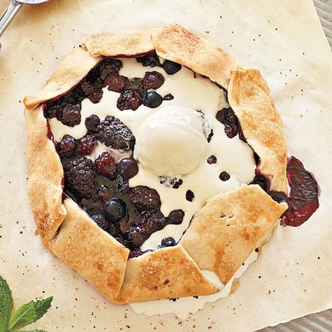 Summer Berry Galette Recipe | Sur La Table Berry Galette Recipe, Sur La Table Recipes, Berry Galette, Summer Baking Recipes, Kitchen Aid Recipes, Galette Recipe, Summer Baking, Recipes Summer, Summer Berries