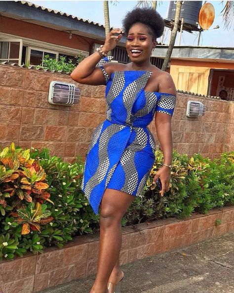 120 Ankara Short Gown Styles Designs 2020 | ThriveNaija Ankara Short Gown Styles, Ankara Dress Styles, African Print Clothing, Best African Dresses, Short African Dresses, African Fashion Skirts, Latest Ankara, African Dresses Modern, African Wear Dresses