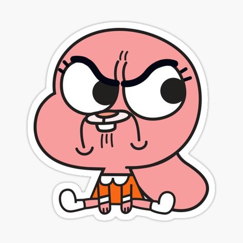 Amazing World Of Gumball, World Of Gumball, The Amazing World Of Gumball, Stickers For Sale, The Amazing, Water Bottles, For Sale, Pink