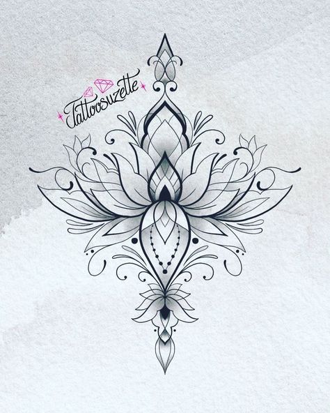 Thigh Mandala Tattoo Design, Lotus Flower Tattoo Mandala, Dangle Tattoo, Mandala Lotus Tattoo Design, Lotus Tattoo Mandala, Mandala Lotus Tattoo, Lotus Mandala Design, Simple Mandala Tattoo, Mandala Thigh Tattoo