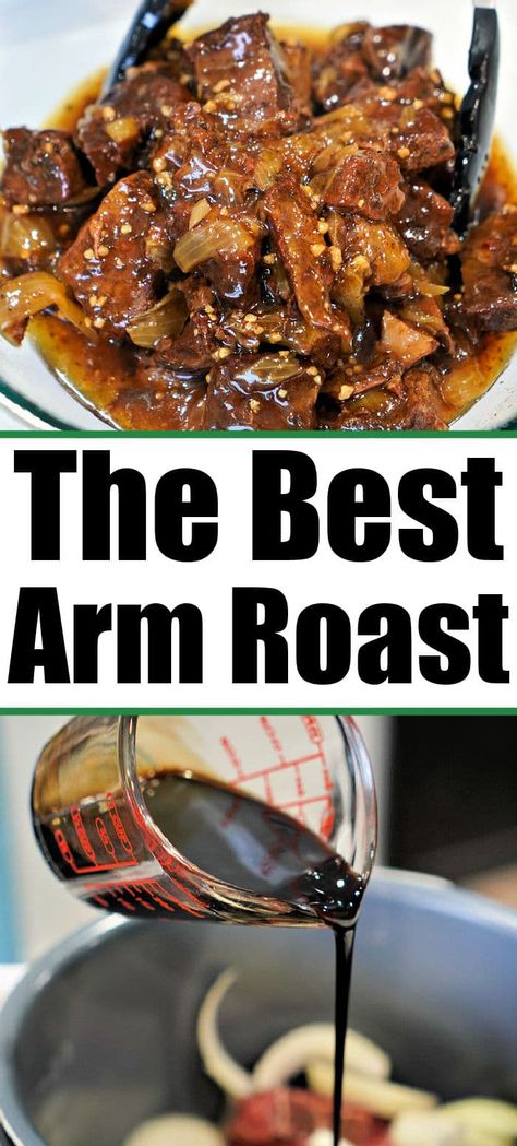 Arm Roast Recipes, Beef Arm Roast, Arm Roast, Crockpot Roast Recipes, Braised Chicken Breast, Slow Cooker Roast, Filling Lunch, Crockpot Roast, Roast Beef Recipes