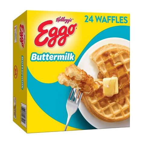 Freeze Pancakes, Eggo Waffles, Banana Waffles, Buttermilk Waffles, Frozen Waffles, Frozen Breakfast, Homemade Waffles, Hazelnut Spread, Quick And Easy Breakfast