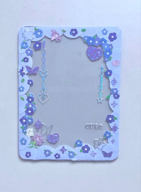 Purple K-pop top loader decorated K Pop Toploader Deco, Purple Toploader Deco, K Pop Toploader, Deco Toploader Ideas, Painted Toploader, Kpop Top Loader, Top Loader Deco Kpop, Skz Crafts, Toploader Design