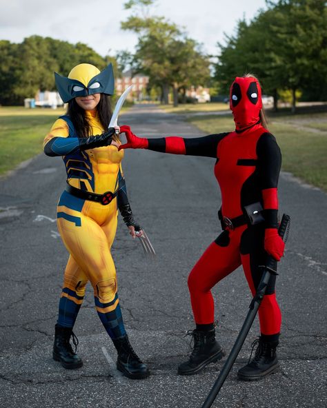 🖤💛🖤💛 . . Thanks to always being the #deadpool to my Wolverine 🥹🥰 . . #deadpoolwolverine #wolverinecosplay #wolverinecomics #marvelcomics #cosplayfriends #deadpoolcosplay #cosplayoftheday #cosplayinstagram #deadpoolmovie #cosplayportrait #cosplayphotography #nikonphotos #longislandphotography Deadpool And Wolverine Halloween Costume, Deadpool And Wolverine Costume, Wolverine Halloween Costume, Wolverine Costume, Wolverine Cosplay, Ian And Nikki, Wolverine Deadpool, Deadpool Costume, Halloween Duos