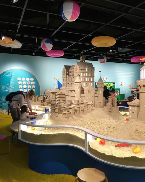 Sydney & Melbourne With Kids on Instagram: “#sydney There's still time to visit Sand in the City at the Museum of Sydney! Kinetic sand sand castles and sand boxes and thousands of…” Kinetic Sand Play Area, Sand Playground, Sand Play Area, Sand Boxes, Indoor Playground Design, Indoor Playroom, Sand Pit, Indoor Play Areas, Sand Castles