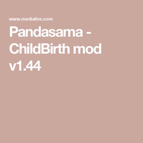 Pandasama - ChildBirth mod v1.44 Pandasama Childbirth Mod, Save File, File Storage, Sims 4 Game, Free Service, Downloads Folder, Sims 4 Mods, The Sims 4, The Sims