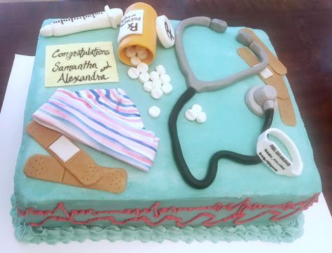 Labor and delivery  Nurse’s Cake Labor And Delivery Nurse Party, Nursing Foods, Peds Nursing, Diy Grad Cap, Nurse Grad Parties, Thank You Cake, Nursing School Graduation Party, Ob Nurse, Nursing Cake