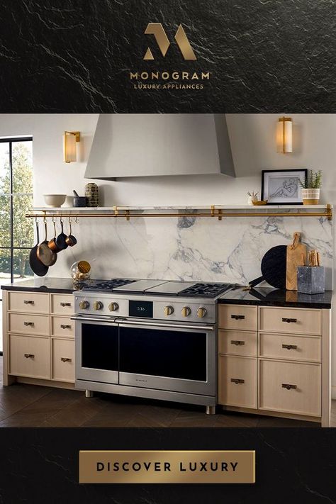 Ge Kitchen Appliances, Ge Monogram Appliances, Monogram Kitchen, Monogram Appliances, Luxury Appliances, Best Appliances, Kitchen Concepts, Kitchen Nook, Victorian House