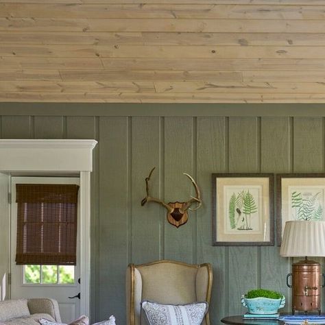 Maggie Griffin Design on Instagram: "In the family room, we gave the walls a fresh coat of paint in Antique Pewter by Benjamin Moore. A few pieces were reupholstered and we added new pillows but otherwise we worked with the beautiful things that were already here!   Photography by Brian Bieder" Antique Pewter Benjamin Moore, Benjamin Moore Antique Pewter, Maggie Griffin Design, Pewter Benjamin Moore, Griffin Design, Antique Pewter, White Houses, Benjamin Moore, Reupholster