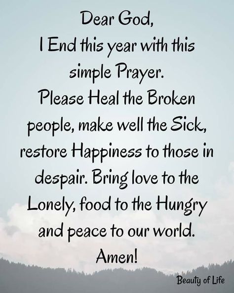 New Year Prayer John Lloyd Young, New Years Prayer, Simple Prayers, Thought For The Day, Everyday Prayers, Prayer For Family, Good Day Song, Beautiful Prayers, Good Prayers