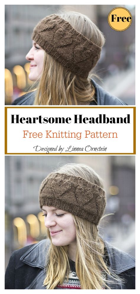 Cable Headband Knitting Pattern Free, Free Knitting Headband Patterns, Free Knit Headband Pattern, Knitted Headband Free Pattern Head Bands, Knitted Headbands For Women Free Pattern, Earwarmer Knitting Patterns, Knitting Headband, Knitted Headband Free Pattern, Knitted Headbands