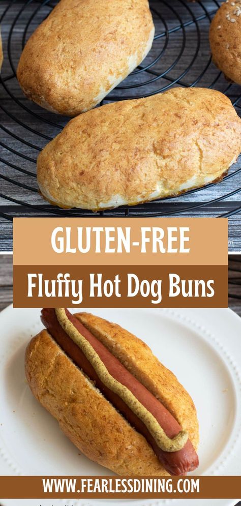 Gluten Free Hot Dog Buns, Gluten Free Hot Dogs, Homemade Hot Dog Buns, Hot Dog Buns Recipe, Gluten Free Hamburger Buns, Dog Brands, Homemade Hot Dogs, Hot Dog Bun, Gluten Free Milk