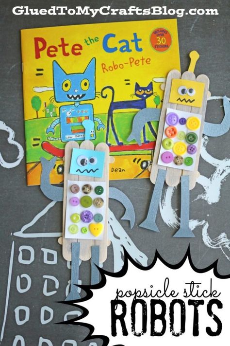 Robots Preschool, Art Projects For Toddlers, Projects For Toddlers, Cute Art Projects, Robot Craft, Robot Theme, Toddler Art Projects, Mark Ryden, Mike Mignola