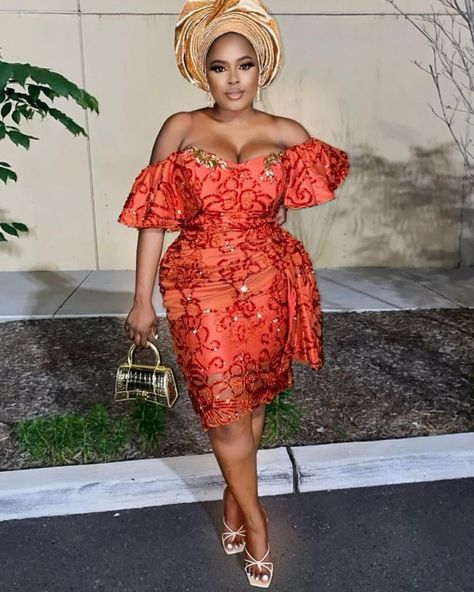 Short Nigerian Lace Dresses, Short Lace Styles Asoebi, Short Lace Dress Styles Nigerian, Lace Short Gown Styles, Nigeria Dress, Asoebi Lace Styles, Lace Styles For Wedding, Nigerian Lace Dress, Nigerian Party