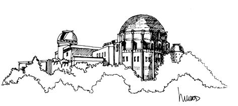 m wood la griffith observatory Observatory Drawing, Griffith Observatory, Wood Store, Wood Book, Travel Wallpaper, Wood Pens, Architectural Prints, The 5th Of November, Pretty Things