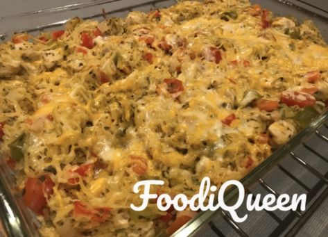 Cajun Chicken Spaghetti Squash Bake – FoodiQueen Cajun Chicken Spaghetti Squash, Cajun Chicken Spaghetti, Optavia Diet, Twice Baked Cauliflower, Green Page, Greens Recipes, Optavia Meals, Squash Bake, Lean And Green