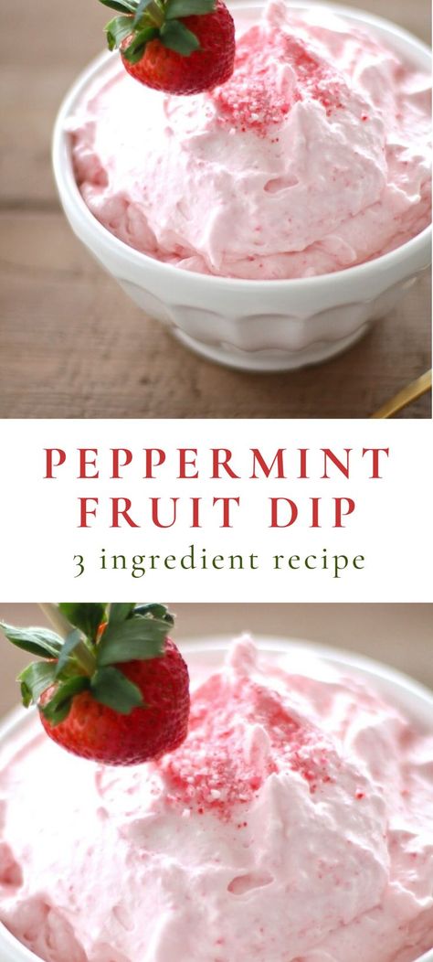 Peppermint Dip, Sweet Dip, Sugar Free Fruits, Peppermint Recipes, Julie Blanner, Sweet Dips, Holiday Dessert Recipes, Keto Friendly Desserts, Book Diy