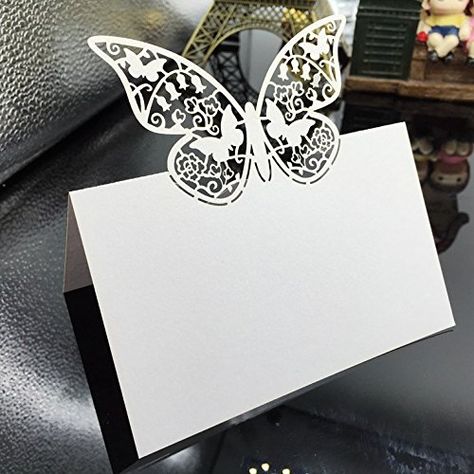 Wedding Name Sign, Sign In Table, Butterfly Wedding Decorations, Hotel Table, Card Butterfly, Party Hotel, Decor Butterfly, Butterfly Table, Table Name