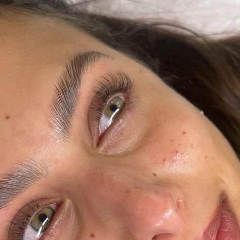 PMU artist | Natalie on Instagram: "Brow lamination + lash lift combo 😮‍💨😮‍💨

@hairylittlethings 
.
.
.
#brows #browlamination" Brow Lamination And Lash Lift, Brow Artist Aesthetic, Lamination Brows, Pmu Artist, Eyebrow Lamination, Lash Lifting, Brow Artist, Brow Lamination, Lash Lift