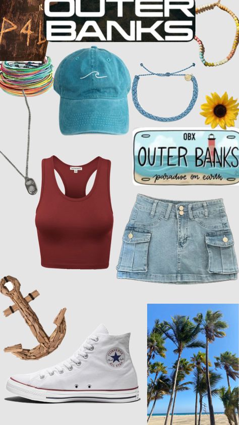 Outer banks Kie Outer Banks Outfits, Kiara Outer Banks Outfits, Outer Banks Outfits Ideas, Jj Outfits, Obx Clothes, Kiara Outer Banks Style, Obx Outfits, Obx Vibes, Outer Banks Aesthetic Outfits