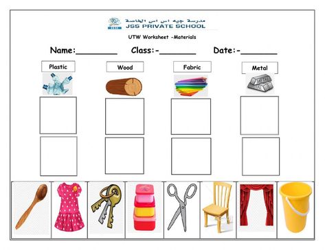 Teaching Materials Science, Materials Worksheet, Changes In Matter, Toddler Homeschool, Blog Layout, Primary Students, Science Worksheets, Online Activities, Science Lessons