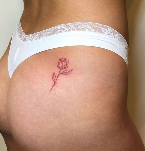 Roses are red. June Birth Flower, Red Rose Tattoo, Pretty Tattoos For Women, Roses Are Red, Flowers Red, Nature Flowers, Red Ink, First Tattoo, Fine Line