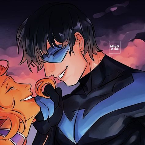 「 MιᴛꪩᥒꪱX 」‧ #Teen Titans #Cartoon #Movies #Icons #Simple #Series #Matching Icons #Couple #Pfp. . .  𝓛𝓸𝓿𝓮 𝓗𝓪𝓼𝓱𝓲𝓻𝓪 ❢ Robstar Matching Pfp, Starboy And Stargirl Matching Pfp, Robstar Matching Icons, Kori And Nightwing Matching Pfp, Damian Wayne And Raven Matching Pfp, Night Wing And Starfire Matching Icons, Nightwing And Starfire Pfp, Matching Lovers Pfp, Starfire X Robin Matching Icons