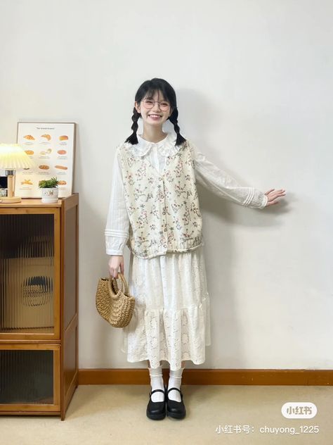 Ichiko Aoba Outfit, Sawako Style, Business Fits, Ichiko Aoba, Japan Outfits, Cottagecore Outfit, Cozy Outfits, Fits Inspo, Everyday Fashion Outfits