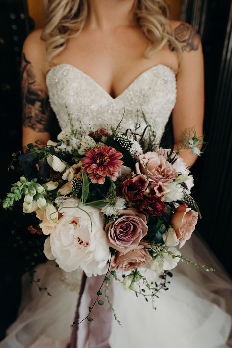 Downtown Providence Rhode Island Wedding - The Dorrance - Lauren Fletcher Photography - June 30, 2018  Fresh Foraged - MA - Organic Bridal Bouquet - Pink Purple White Mauve Mauve Pink Bouquet, Bridal Bouquet Mauve, Organic Bridal Bouquet, Downtown Providence, Bridal Bouquet Pink, Downtown Wedding, Rhode Island Wedding, Silver Wedding Anniversary, Providence Rhode Island