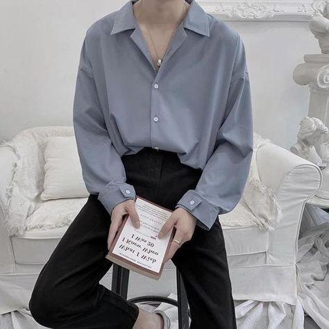 Male Outfits Aesthetic, Aesthetic Male Outfits, Masculine Style, K Fashion, French Cuff, Korean Casual, Holiday Wear, Tapered Trousers, Stylish Mens Outfits