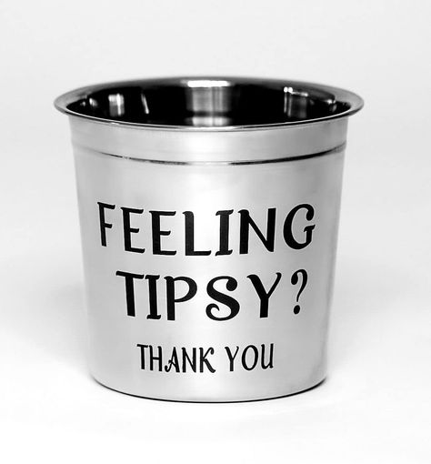 PRICES MAY VARY. Encourage Tipping in a Fun Way and Maximize your Profits: Allow patrons, customers or audience to tip generously with this cute large tip bucket. Larger Than Other Tip Jars: Bigger Tip Bucket = More Tips! Durable Stainless Steel Tip Bucket holds 1.3L and is 5'' tall, 5.5'' across the top and 4.25'' across the bottom so is easily seen and more likely to be used. Ideal for Bartenders: Use this Tip Container for Money for Waiters, Musicians, Bands, Restaurants, Weddings, Street Per Bucket Ideas, Coffee Shop Branding, Cup For Coffee, Liquid Chalk Markers, Tip Jar, Money Collection, Tip Jars, Liquid Chalk, Card Drawing