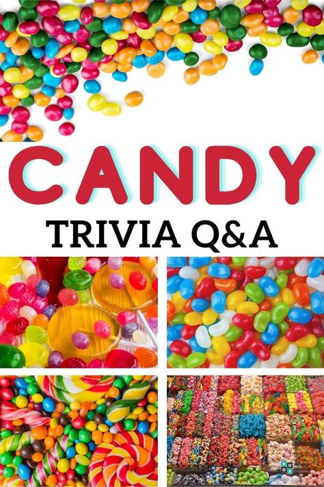 37 Candy Trivia Questions and Answers Candy Bar Trivia Game, Name That Candy Bar Game, Candy Bar Games For Parties, Candy Trivia Questions And Answers, Candy Theme Games, Left Right Center Game With Candy, Candy Games For Parties, Trivia Questions And Answers For Adults, Teenager Games