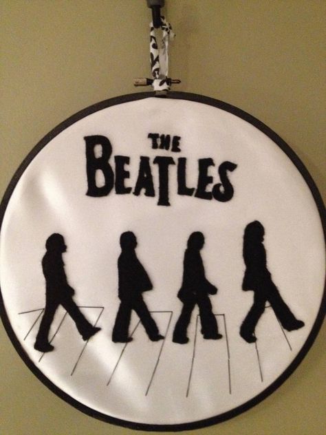 Beatles Embroidery, Beatles Crafts, Abby Road, Embroidery Stitches Beginner, Clothes Embroidery Diy, Hand Embroidery Videos, Tea Culture, Embroidery Videos, Cross Stitch Cards