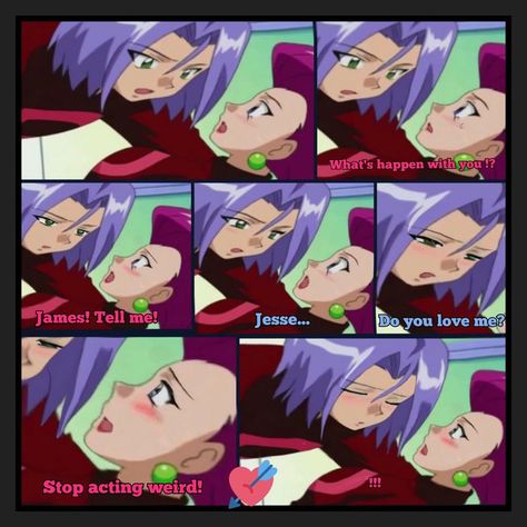 Deleted scene about them in the episode called Training Daze. ;) ........ Ps: ( Sorry, It's just an artwork with my cellphone...) #RocketShip #JesseXJames #PokemonKissingScene #PokemonRomance Jesse X James, James Team Rocket, Kissing Scene, Pokemon Team Rocket, Jessie James, Team Rocket, Rocket Ship, Rocket, Pokemon