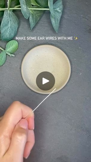 1.7K views · 397 reactions | Stop buying ear wires! Let me show you how to make your own in a few easy steps. ✨

Why buy ear wires when you can make them? I get asked all the time how I create mine, so here’s a quick tutorial! 🙌

Using 20g half hard wire, 6-step pliers, bench block, chasing hammer, and a file, you can craft your own custom ear wires like a pro. 😎 

Hope this helps! Who’s ready to give it a try? Let me know in the comments! 👇
.
.
.
.
.
.
.
#jewelrydesigner #jewelry #handmadejewelry #artisanjewelry #jewelryartist #jewelryofinstagram #wirewrapping #earrings #jewelryschool #wirewrappedjewelry #earringshandmade #jewelrymaking #jewelrytutorial #wire #wirewrapped #wirejewelry #earringtutorial #jewelrygram #jewelrystudent #jewelrymakingtechniques #jewelrymakingprocess #jewelrym Chasing Hammer, Wrapping Stones, School Jewelry, Wire Jewelry Designs, Wire Wrapping Stones, Earring Tutorial, Can Crafts, Beading Tutorials, Artistic Jewelry